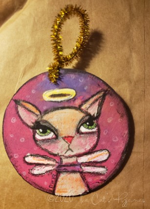 Carly Cat ornament